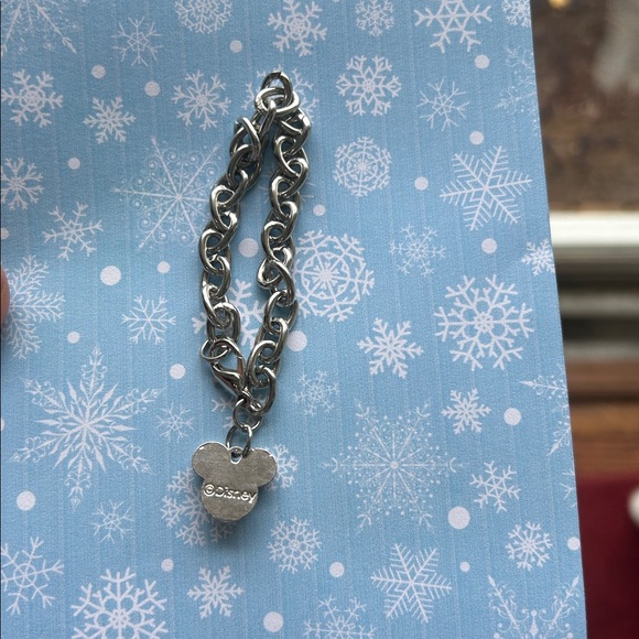 Disney Chain Bracelet with Black Mickey Mouse Charm - Picture 5 of 5